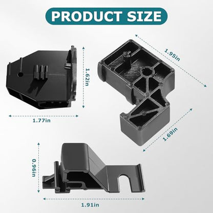 Range Drawer Glide Kit Replacement Kit for Whirlpool Drawer Repair Kit W10763667, W10317899, AP5957524, PS10066107