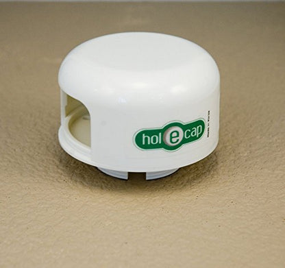MAJCL 2-Pack: HOL-E-Cap Cable and Cord Hole Cover Wall Plate with Hole Saw Installation Kit for Drywall