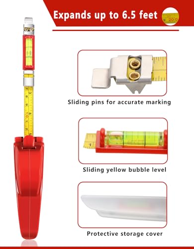 All in One Picture Hanging Tool with Drywall Repair Kit, Picture Hanging Tool with Level, Portable Picture Hanging Leveling Tool with Drywall Hole Repair Kit for Hanging Picture, Mirror, Clock - style: Drywall Repair Kit