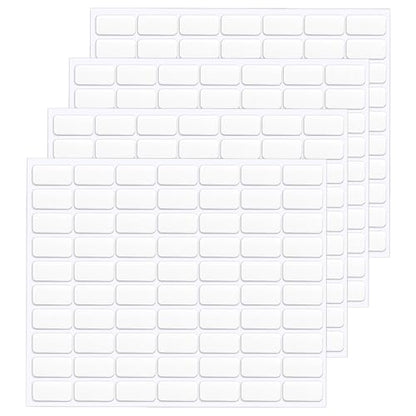 JANYUN 280 Pcs Mounting Putty, Double Sided Sticky Dots Removable Poster Putty Clear Sticky Tack for Wall Hanging Pictures Putty for Home Office Decor (20x10mm) - size: 0.79"x0.39" Square