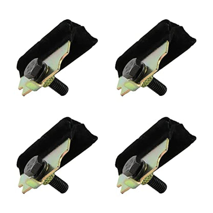 Door Glass Anti-Rattle Cushion Kit Compatible with 1969-1982 Chevy Corvette C3 C4 - 4-Piece Set Side Window Anti-Rattle Cushion Kit