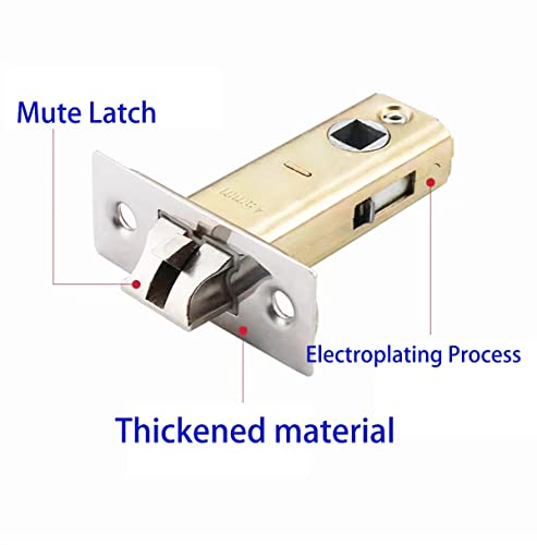 Qrity Tubular Latch 45mm for Lever Door Handles - Mortice Latch for Internal Doors - size: 45mm