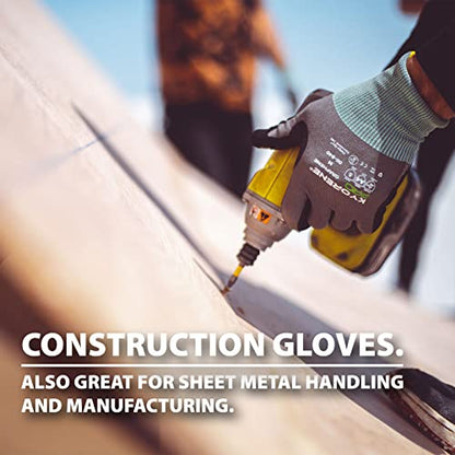 Armor Guys Cut Resistant Work Gloves Kyorene Pro Graphene 00-840 - ANSI Cut Level A4, Touchscreen Compatible, Large, 12 pairs - color: 12 Pairs (Large)