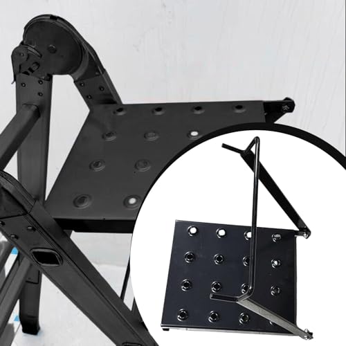 Generic Ladder Work Platform Stable Sturdy Workbench Wide Pedal Work Ladder Tray Multipurpose for Pantry Outdoor Household Tools Hold