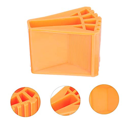 HOMSFOU 2pcs Rubber Ladder Leg Pads Slip Mats for Stair Tread Stair Grips Non-Slip for Bathroom Decor Accessories