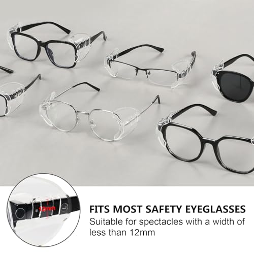 2/4/6/10 Pairs Glasses Side Shields For Eyeglasses,Side Shields For Prescription Glasses