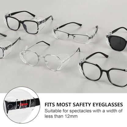 2/4/6/10 Pairs Glasses Side Shields For Eyeglasses,Side Shields For Prescription Glasses