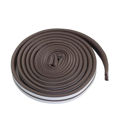M-D Building Products 02550 7/32 in. x 3/8 in. x 17 ft. Brown Premium Rubber Window Seal for Small Gaps - color: Brown, size: 7/32 in. x 3/8 in.