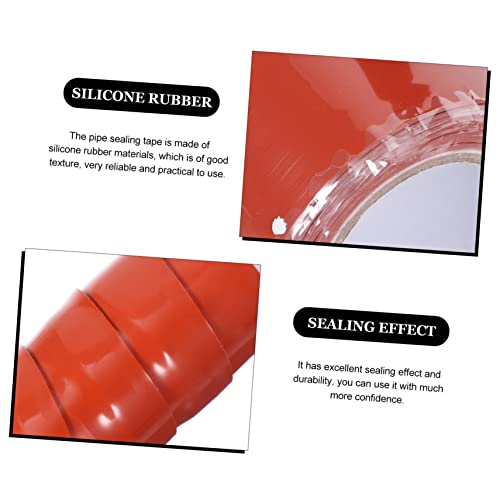 Flexible Rubberized Seal Tape for Pipe Leak Repair Self Adhesive Silicone Rubber Plumber Sealant Tape for Water Buckets Faucets Heating Joints and Sewer Leaks