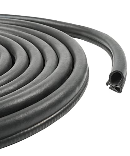 Rubber Edge Trim,Car Weather Striping,Door Rubber Seal Strip Trim Seal,Automotive Weather Stripping Edge Guard for Cars, Boats, RVs, Trucks, and Home Applications (20 FT) - size: 20 FT