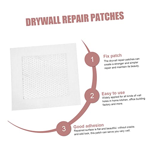 SHINEOFI 12-Piece Self-Adhesive Wall Repair Patches for Drywall Mesh Patch Kit Suitable for Wall Types Easy to Apply