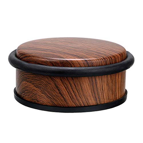 Sumnacon Heavy Duty No Drill Floor Door Stopper - Durability Stainless Steel Door Stops with Anti-Skid Rubber, Contemporary Decorative Door Wedge for Home Office Commercial Industrial, Woodgrain - color: WoodGrain, size: 4.1X1.7 Inch