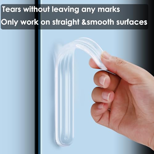 Wall Protector from Furniture 6PCS Set, Wall Bumper Guards, Clear Furniture Bumpers, Fridge Door Stopper - size: 6pcs Set Thick