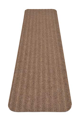 Stair Treads Collection Indoor Skid Slip Resistant Carpet Stair Tread Treads (7 inch x 24 inch) (Beige, Set of 13) - color: Beige, size: 13 Pcs - 7"x24"