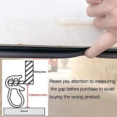 Car Door Seal Strip with Side Bulb 10Ft, EPDM Rubber Automotive Weather Stripping Edge Guard Universal Fit for Camper Van, Trucks, SUV, RV, Black - size: Fit 1/16 Inch Edge (10Ft)