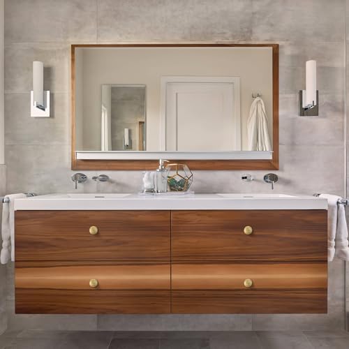 5 Pack Brushed Gold Solid Brass Kitchen Cabinet Knobs, Drawer Pulls, 1.18 Inch 30mm Diameter, Modern Furniture Handles for Cupboard Wardrobe(Antique) - style: Gold