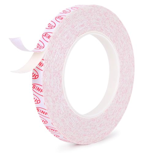 Sinfuo Double Sided Foam Tape Heavy Duty, Removable Damage Free Adhesive Tape, Residue Free Tape Picture Hanging Adhesive Strips Suitable for Indoor and Outdoor Installation Home Office(0.39" x 22Ft) - size: 0.39in x 22ft