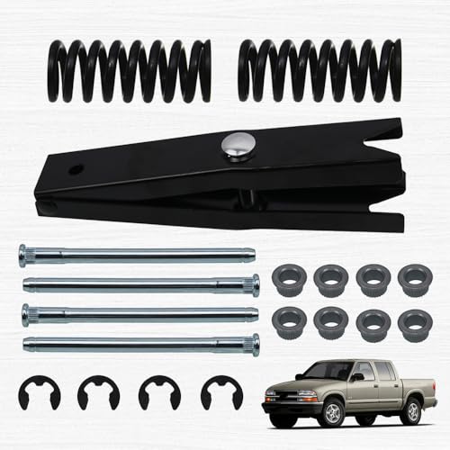 RULLINE Complete Door Hinge Repair Kit Compatible with 94-04 Chevrolet Blazer - Includes Tool, Spring, and Pins - size: For 94-04 Chevy 19pcs