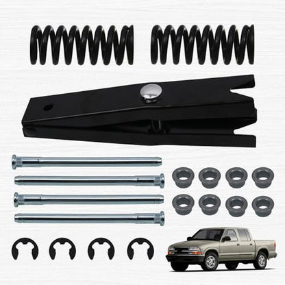 RULLINE Complete Door Hinge Repair Kit Compatible with 94-04 Chevrolet Blazer - Includes Tool, Spring, and Pins - size: For 94-04 Chevy 19pcs