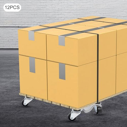 12 Pcs Furniture Moving Dolly Set, 3 Wheel Furniture Mover Dolly, 3300lbsTriangle Swivel Caster Mobile Tool, Heavy Duty Movers Rollers for Moving Heavy Furniture Refrigerator Sofa