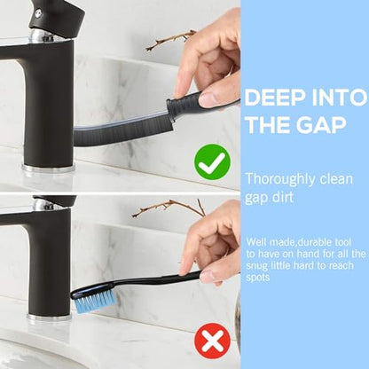 Ultimate Window & Sliding Door Track Cleaning Kit – 2 Multi-Task Brushes for Removing Dust, Dirt, and Debris with Ease