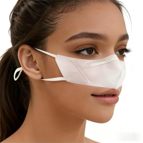20-Pack nose cover Nasal Mask - Nose Cover for Pollen, Dust, and Air Pollution Protection - Breathable & Adjustable for Outdoor Activities, Gardening, and Travel (White)