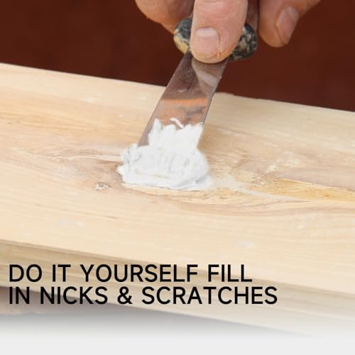 All Purpose Wood Filler, 32 Ounce White Wood Putty Repair for Holes, Quickly Restore Any Broken and Defective Wooden Furniture, Door Frame Repair Kit Stainable - size: 1kg