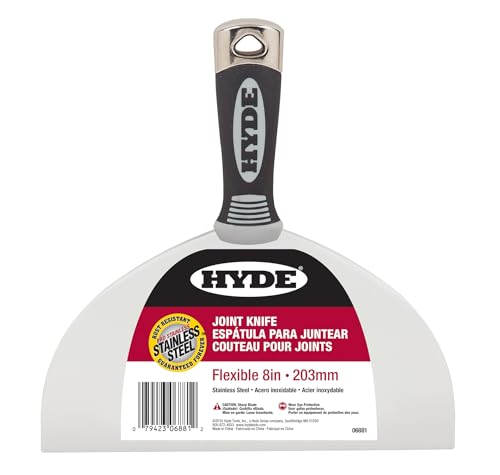 Hyde 06881 Joint Knife, Flexible, 8 Inch, No Color - size: 8 Inch