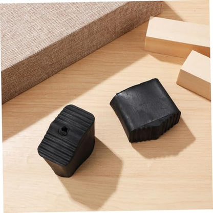 Homoyoyo 4pcs Non Slip Ladder Pads Ladder Foot Covers for Stairs Home Staircase Safety Mats