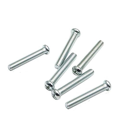 Drawer Ring Pull Drop Ring Knobs in Silver Tone - (6 Pcs)