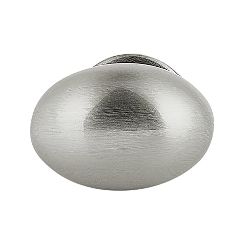 HARPOON Cabinet Hardware Knobs Round Furniture Mushroom Knob - 1.4 Inch 10 Pack Satin Nickel - color: Satin Nickel