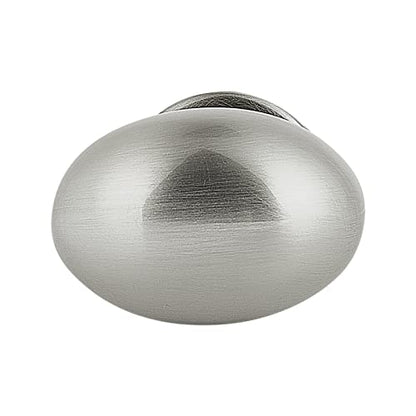 HARPOON Cabinet Hardware Knobs Round Furniture Mushroom Knob - 1.4 Inch 10 Pack Satin Nickel - color: Satin Nickel