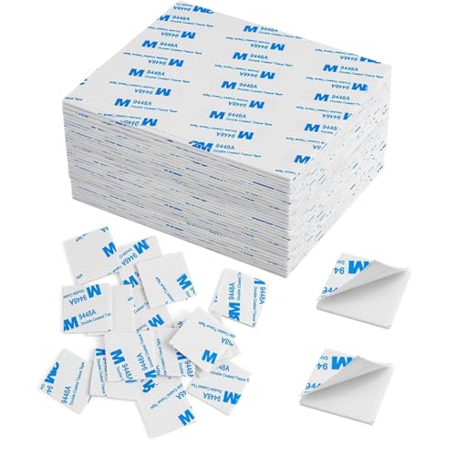300Pcs Double Sided Foam Tape, Square Super-Sticky Double Sided Adhesive Pads for Crafts, Self-Adhesive Double Sided Mounting Tape for House Wall Decor - Double Sided Sticky Tape, 27 x 27 x 2mm - size: 300pack