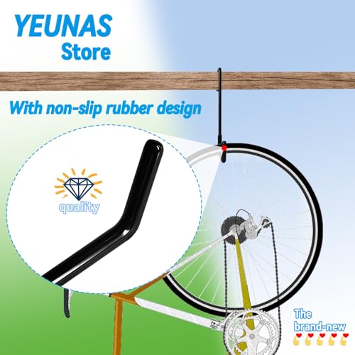 Rafter Hanger, Ladder Bike Rafter Hooks, Heavy Hanger Garage Storage Hooks for Garage Ladder Bike Fence Storage Organizer Hook S Shaped (4 Pack)