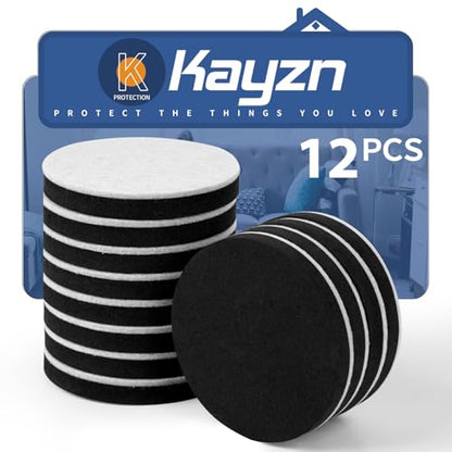 12 PCS Furniture Sliders, 3-1/4" Reusable Furniture Sliders for Hardwood Floors, Furniture Moving Pads for Heavy Furniture - Move Your Furniture Effortlessly! - size: 12pcs 3 1/4 inch
