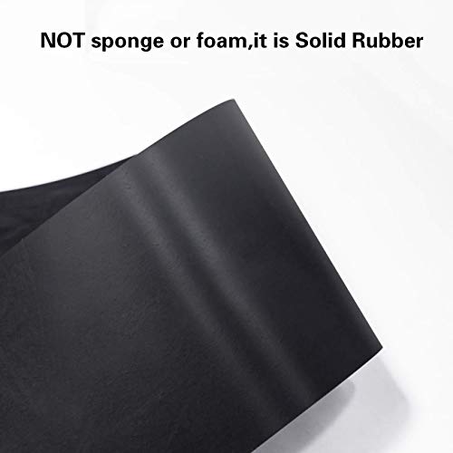TORRAMI Neoprene Rubber Sheet Roll 3/16" (.187") Thick x 12" Wide x 24" Long for DIY Gaskets, Pads, Seals, Crafts, Flooring,Cushioning of Anti-Vibration, Anti-Slip - size: 12" Wide X 24" Long, style: 3/16 (.187)" Thick