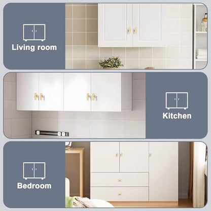 5Pack Single Hole Gold Champagne Cabinet Knobs T Shaped Dold Kitchen Cabinet Knobs Hardware Pull Knob for Cabinets and Drawers 50mm Total Length - color: Champagne Gold, size: Single Hole-2inch Length