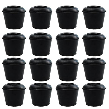 Rubber pad Circular Table Foot Cover Chair Foot Cover Silent Furniture Table and Chair Anti Slip cover19mm (3/4 inch) - size: 19mm-16pack