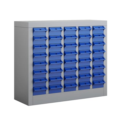 40 Drawers Parts Cabinet Bolt and Nut Tool Storage Cabinet Part, Drawer Plastic Tool Organizer with ABS Material for Hardware Storage, Hardware Organizer