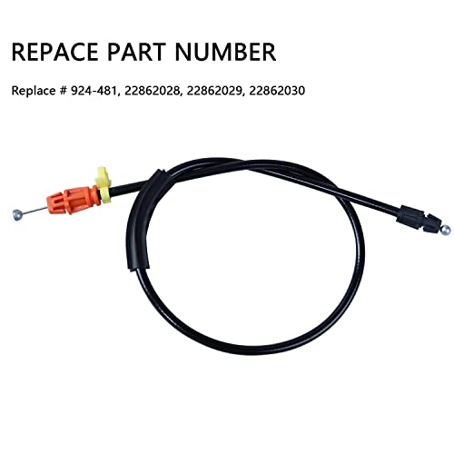 Door Cable Latch Kit Compatible with 2007-2014 Chevy Silverado Tahoe Yukon Sierra Escalade, 25.8" Driver/Passenger Side Front Doors for Power Door Locks-Replace 924-481 22862028 - size: 25.8" Door Latch Release Cable
