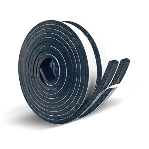 Closed Cell Foam Tape 1 inch Wide x 1/4 inch Thick,Single Sided Foam Strip with Self-Adhesive Backed,Weather Stripping for AC Window Seal and Door Insulation,Soundproof Weatherstripping 2 Rolls,33ft - size: 1In x 1/4 x 33Ft