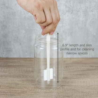 EIKS 10 Pack Juicer Cleaning Brushes for Cleaning Bottle Glassware Edge Corner Bottom, Also Suitable for Tile Lines Window Track Sink