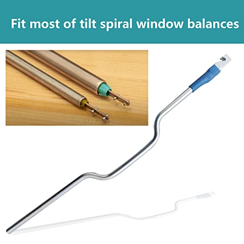 Window Tension Tool For Tilt Spiral Balance H 3787, Engage the Balance and Insert Into the Proper Window Shoe, Pack of 1, Silver, 2 Year Warranty