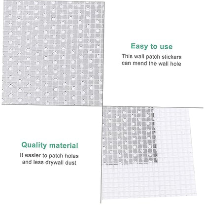 POPETPOP 3pcs Self Adhesive Wall Repair Patch Kit for Drywall Lightweight High Strength Easy to Use for Repair