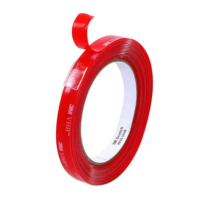 3M 4910/CLR055 Scotch 4910 VHB Tape: 1/2" x 15 ft., Clear