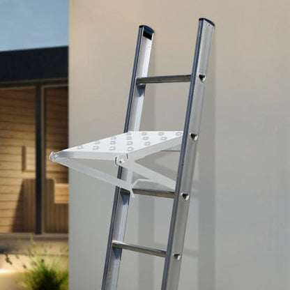 Ladder Platform Accessory, Heavy Duty Ladder Work Platform System with Anti-Slip Surface - 330 LBS Capacity Work Tray Attachment for Painters and Tools