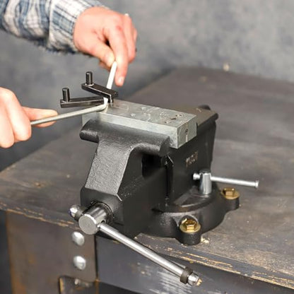 Yost Vises, 5in. Multi-Purpose Vise, Jaw Width 5 in, Jaw Capacity 2.9 in, Model# MV-5 - size: 5 Inch