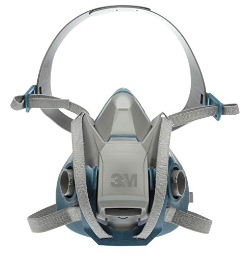 3M Rugged Comfort Quick Latch Half Facepiece Reusable Respirator - size: 1 Count (Pack of 1), style: Medium