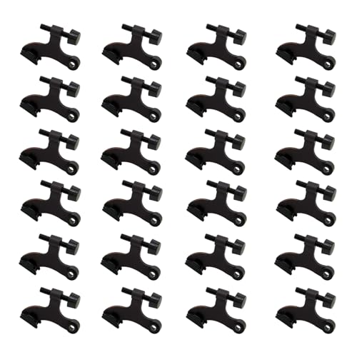 24 Pack Hinge Pin Oil Rubbed Bronze Door Stopper, Adjustable Heavy Duty Hinge Pin Door Stop with Oil Rubbed Bronze Rubber Bumper Tips - color: Oil Rubbed Bronze, size: 24