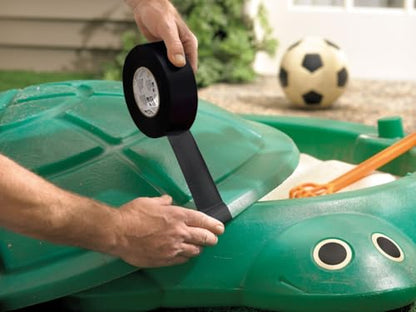 3M All Weather Black Duct Tape, 1.88 in x 30 yd, UV/Water Resistant, Stands up to Heat, Sunlight, Rain, Sleet & Snow, Great for Patching, Reparing Outdoor Items and Reinforcing Tools (2530-BK-3PK) - size: 90 Yd
